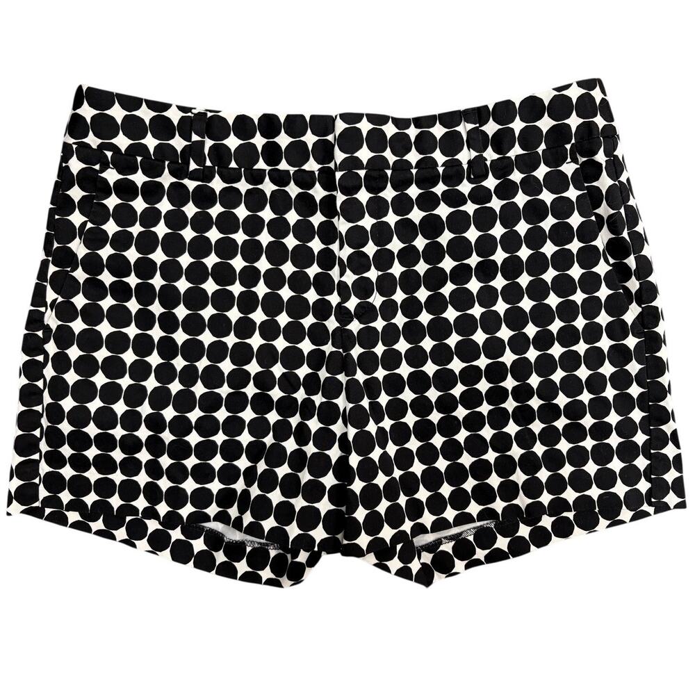 Banana Republic Marimekko Black & White Tailored Shorts Women's size 8